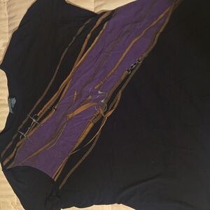 Lauren Ralph Lauren Tee Shirt Wms P/L Bit & Bridle Equestrian Cowgirl Theme 1x